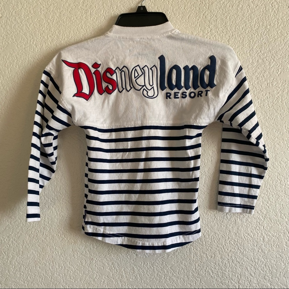 Disneyland Spirt Jersey White Blue Red Stripes Kids XS - Picture 4 of 5